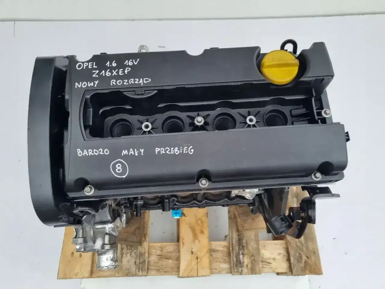 Silnik Opel Meriva 1.6 benzyna, Z16XEP, z nowym rozrządem i małym przebiegiem.