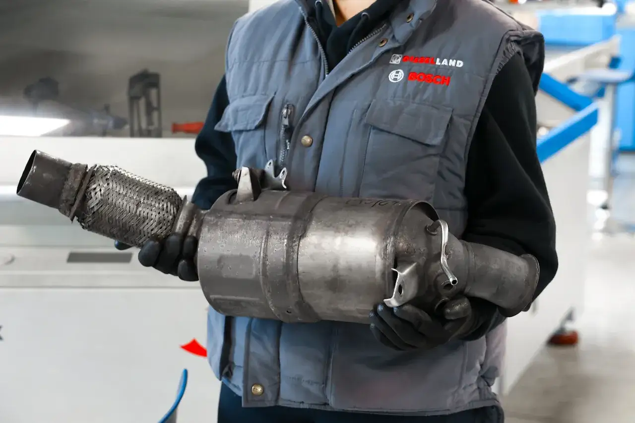 proces wypalania filtra DPF